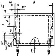 ГОСТ 21789-76 Нагреватели электрические стеклопластиковые тонкослойные плоские на напряжения 220 и 27 В. Конструкция и размеры (с Изменением N 1)